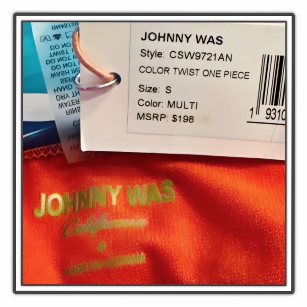 Johnny Was Color Twist One Piece Swimsuit - Picture 7 of 16